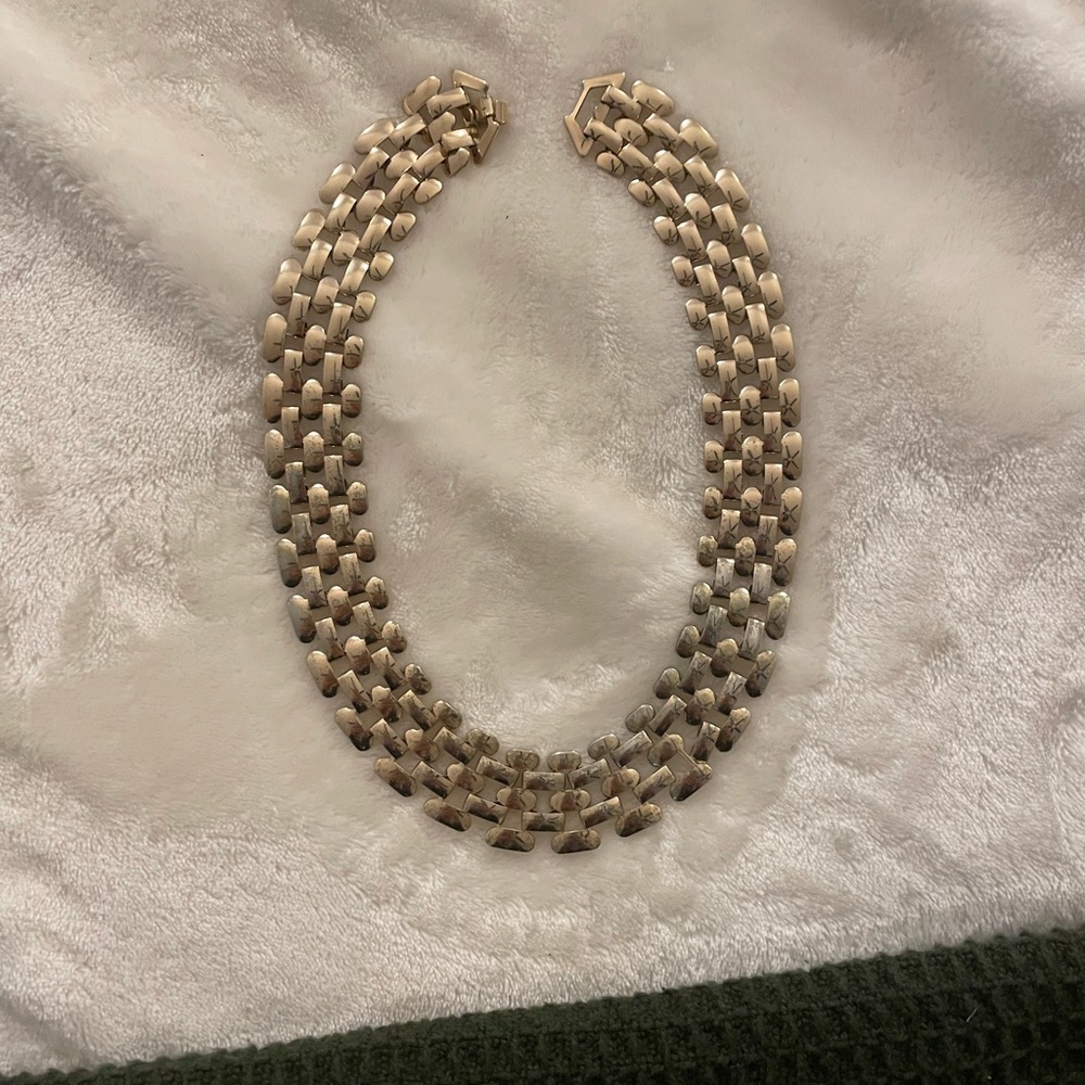 Ann Taylor - Gold Panther Necklace